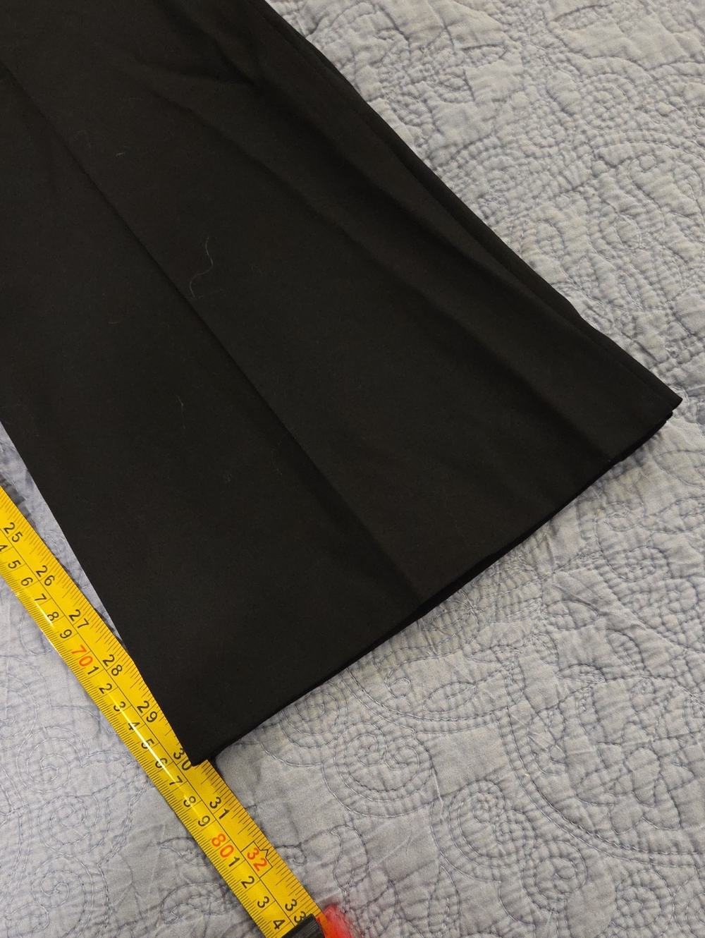 Theory Max C Tailor Dress Pants Black Wool Flare Trousers Size 4📝 - Picture 12 of 13
